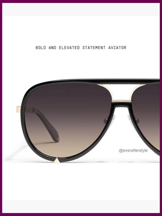 Metal Frame Aviator Sunglasses with UV Protected Polarized Lenses